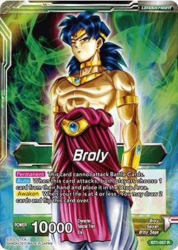 Broly // Broly, The Legendary Super Saiyan BT1-057 Galactic Battle Dragon Ball 