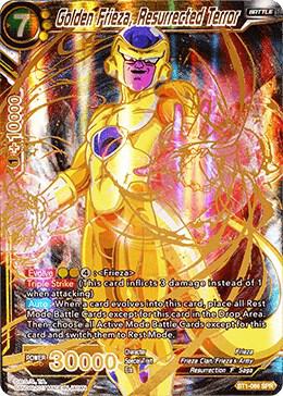 Golden Frieza, Resurrected Terror (SPR) BT1-086 Galactic Battle Dragon Ball 