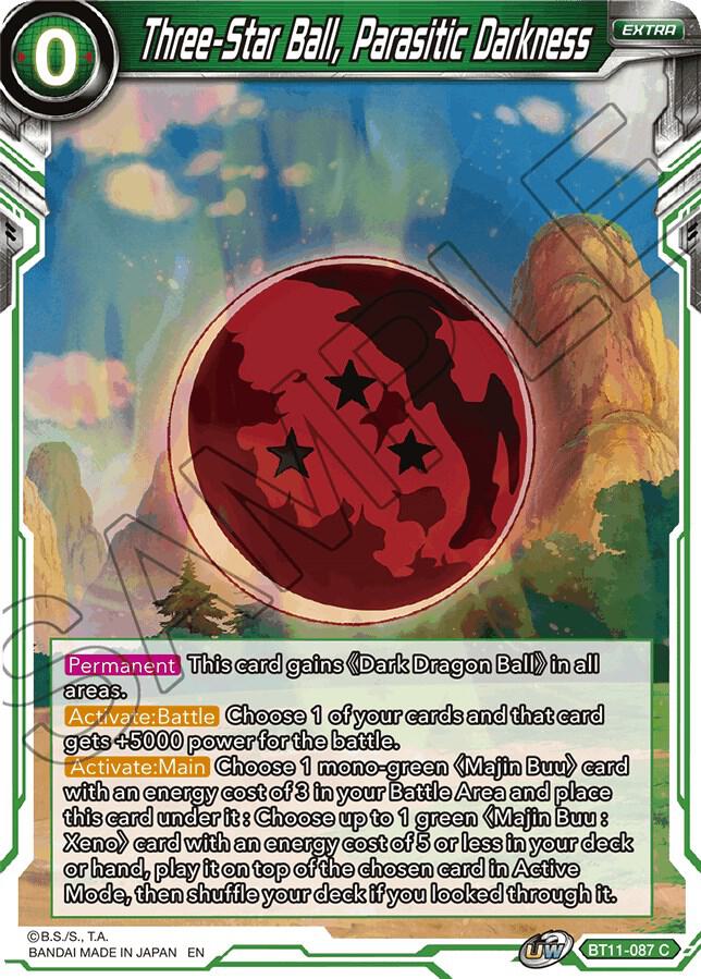 Three-Star Ball, Parasitic Darkness BT11-087 Vermilion Bloodline 
