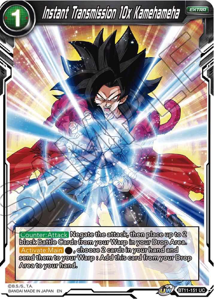 Instant Transmission 10x Kamehameha BT11-151 Vermilion Bloodline 