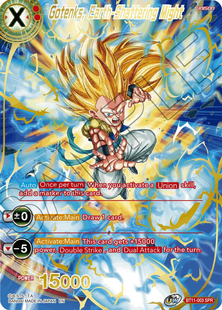 Gotenks, Earth-Shattering Might (SPR) BT11-003 Vermilion Bloodline 