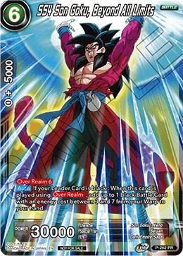 SS4 Son Goku, Beyond All Limits P-262 Tournament Promotion Cards 