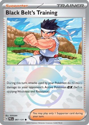 Black Belt's Training (Poke Ball Pattern) 097/131 Prismatic Evolutions 