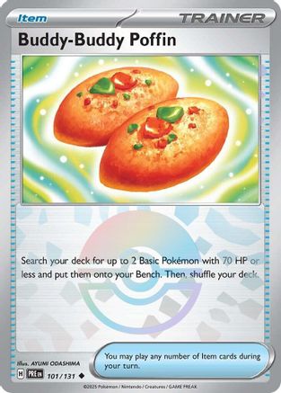 Buddy-Buddy Poffin (Poke Ball Pattern) 101/131 Holo Prismatic Evolutions 