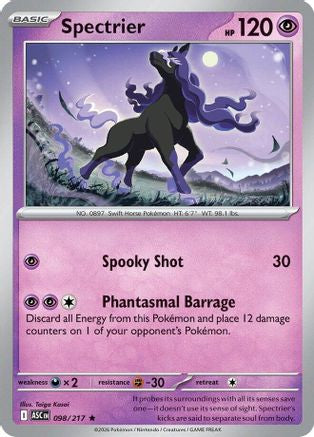 Spectrier 098/217 ME: Ascended Heroes Rare Pokemon