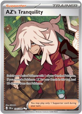AZ's Tranquility 106/086 ME04: Chaos Rising Ultra Rare Pokemon