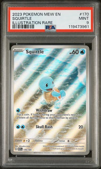 151 Squirtle 170/165 PSA 9