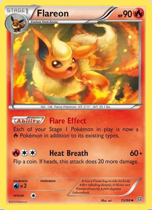 Image of Flareon Ancient Origins (AOR) #13