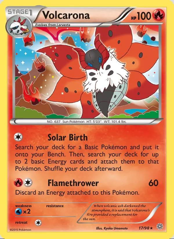 Image of Volcarona Ancient Origins (AOR) #17