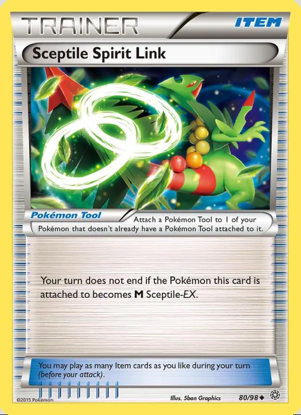 Image of Sceptile Spirit Link Ancient Origins (AOR) #80
