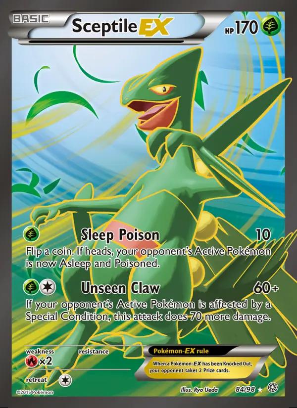 Image of Sceptile-EX Ancient Origins (AOR) #84