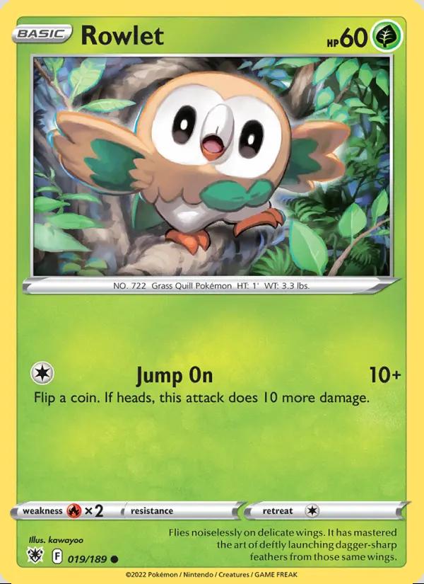 Image of Rowlet Astral Radiance (ASR) #019