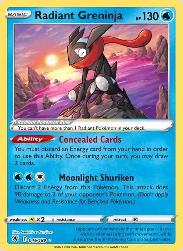 Image of Radiant Greninja Astral Radiance (ASR) #046