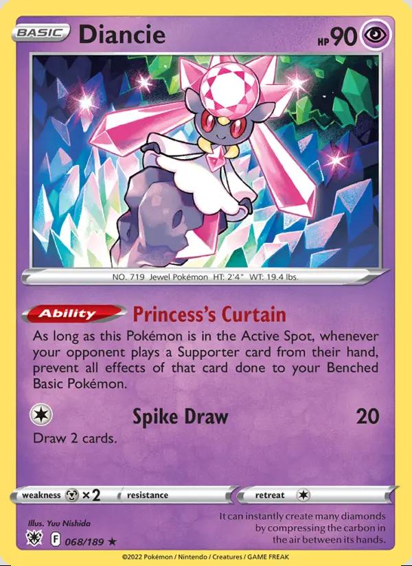 Image of Diancie Astral Radiance (ASR) #068