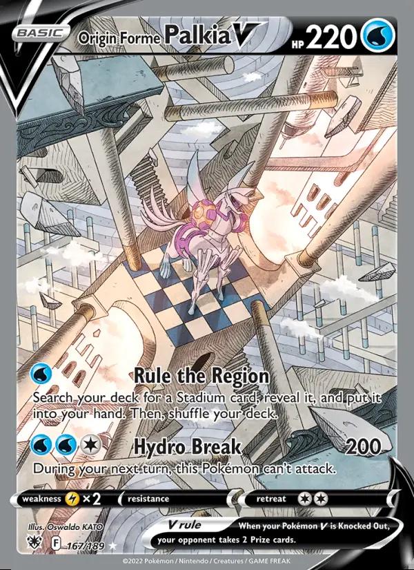 Image of Origin Forme Palkia V Astral Radiance (ASR) #167