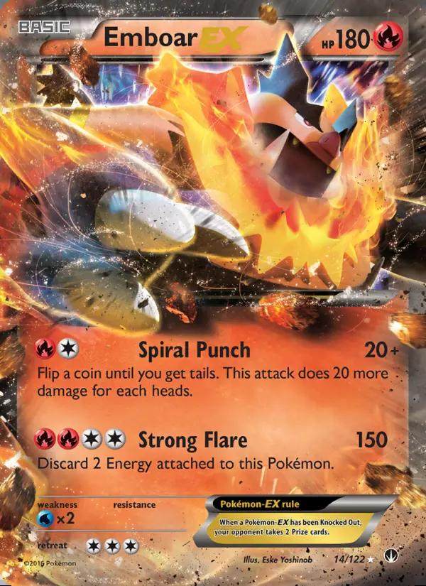 Image of Emboar-EX BREAKpoint (BKP) #14