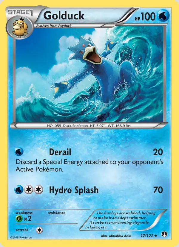 Image of Golduck BREAKpoint (BKP) #17