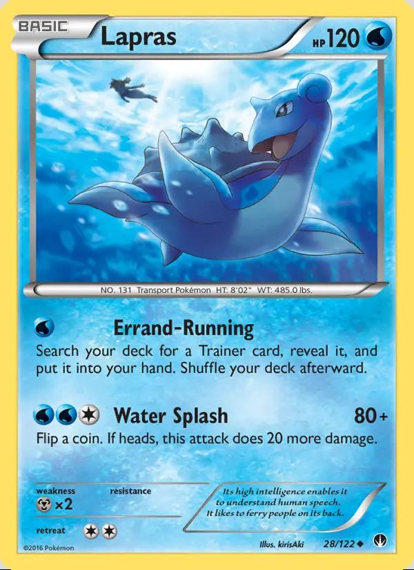 Image of Lapras BREAKpoint (BKP) #28