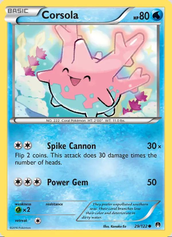 Image of Corsola BREAKpoint (BKP) #29