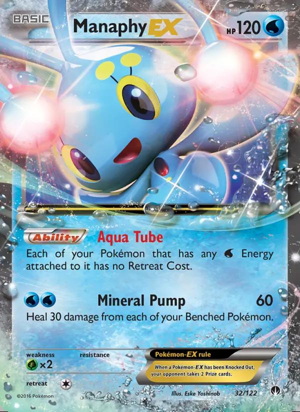 Image of Manaphy-EX BREAKpoint (BKP) #32