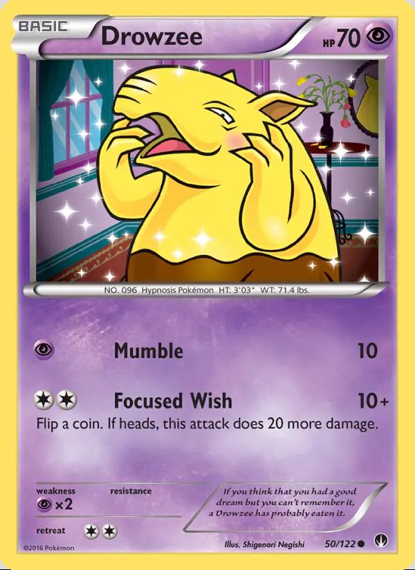 Image of Drowzee BREAKpoint (BKP) #50