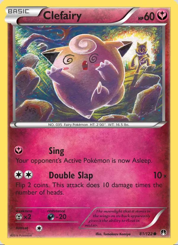 Image of Clefairy BREAKpoint (BKP) #81