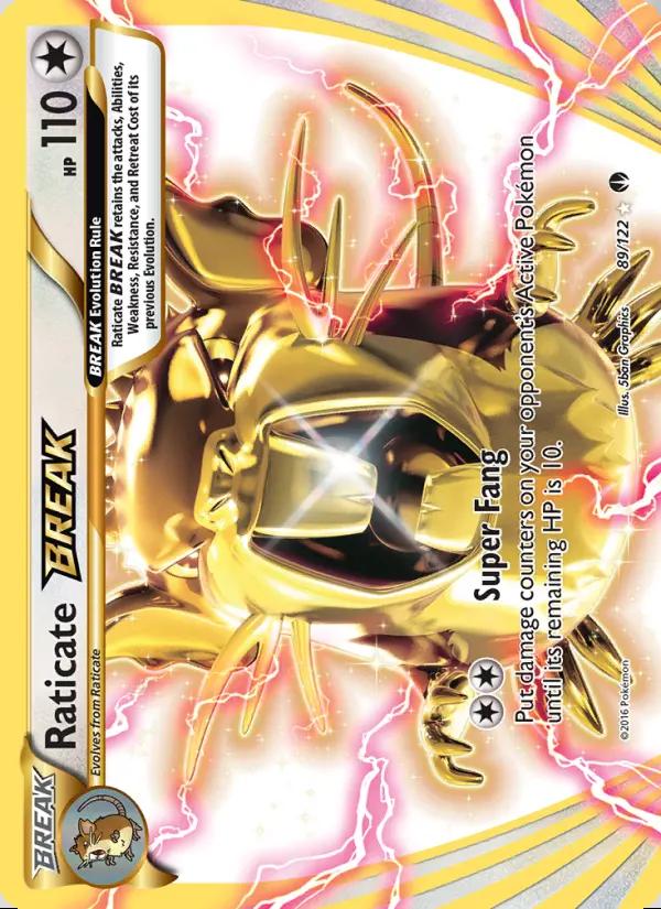 Image of Raticate BREAK BREAKpoint (BKP) #89