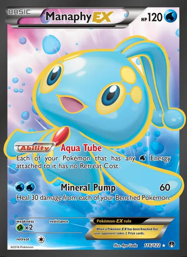 Image of Manaphy-EX BREAKpoint (BKP) #116