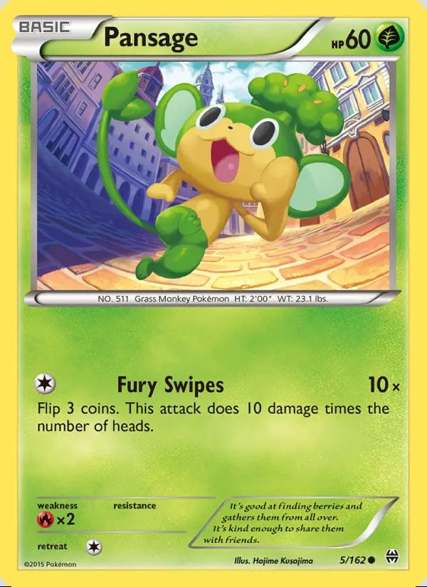Image of Pansage BREAKthrough (BKT) #5