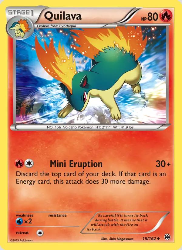 Image of Quilava BREAKthrough (BKT) #19