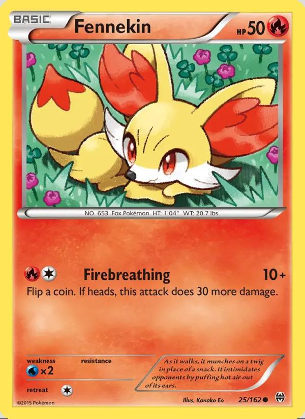 Image of Fennekin BREAKthrough (BKT) #25