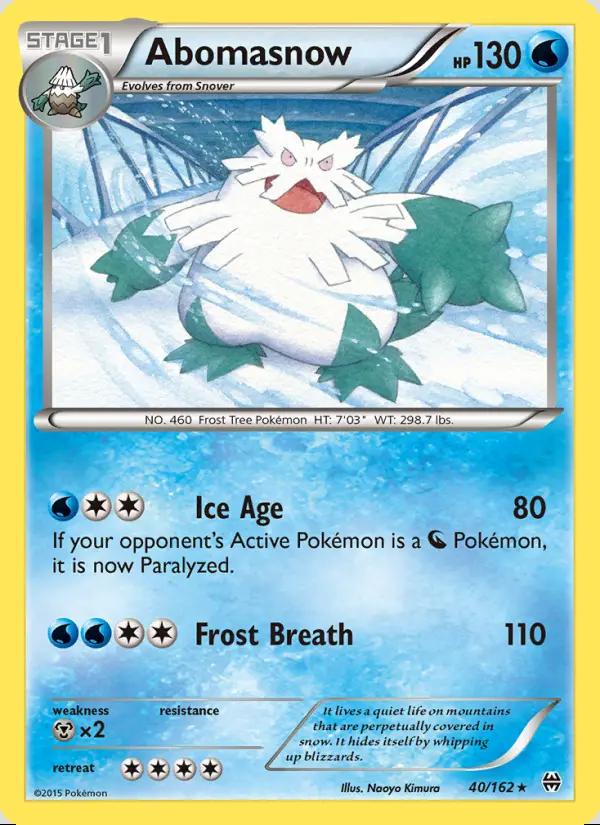 Image of Abomasnow BREAKthrough (BKT) #40