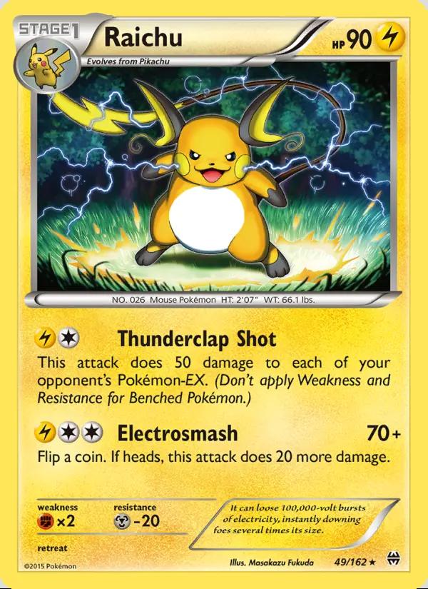 Image of Raichu BREAKthrough (BKT) #49
