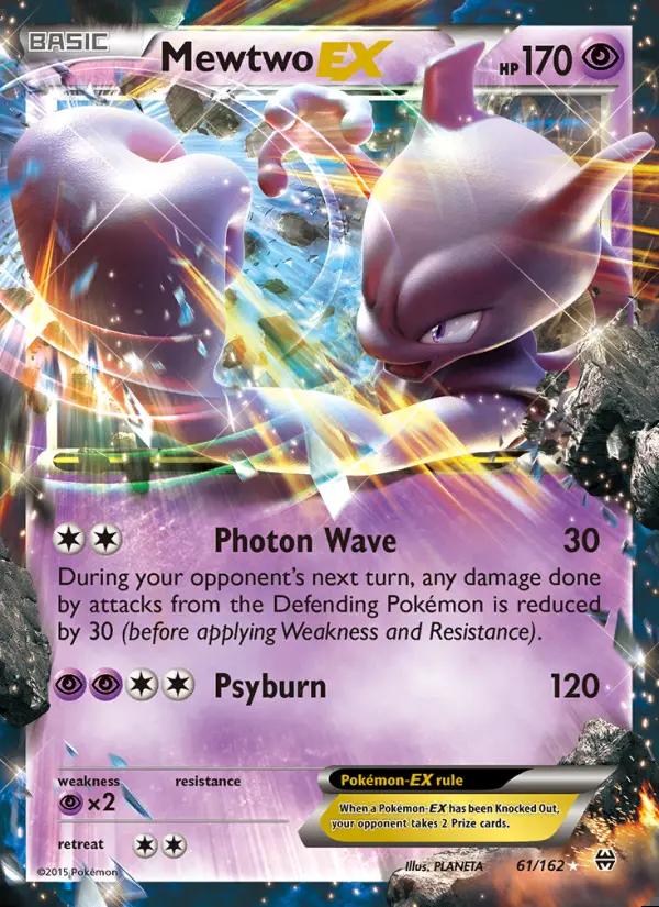 Image of Mewtwo-EX BREAKthrough (BKT) #61