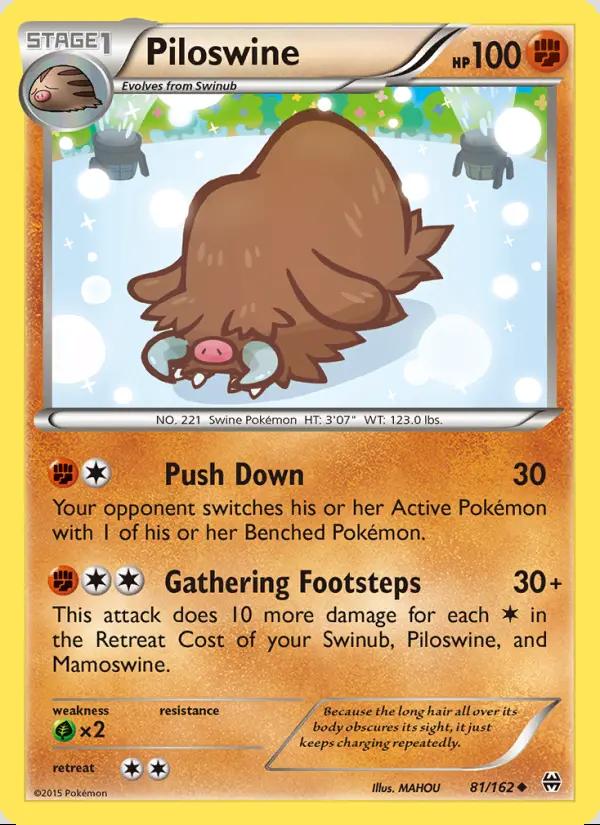 Image of Piloswine BREAKthrough (BKT) #81