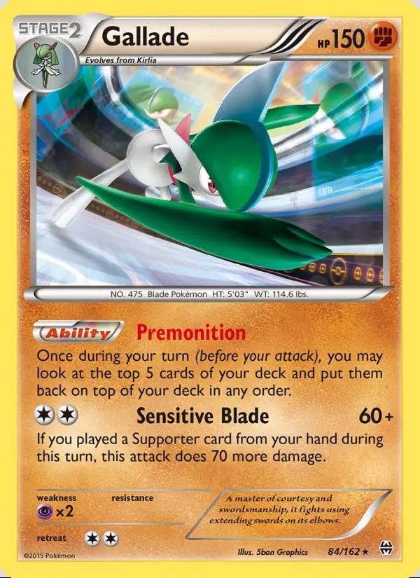 Image of Gallade BREAKthrough (BKT) #84