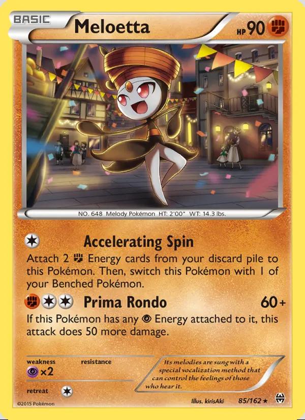 Image of Meloetta BREAKthrough (BKT) #85