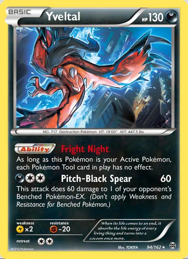 Image of Yveltal BREAKthrough (BKT) #94