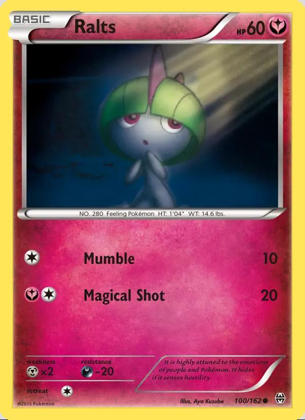 Image of Ralts BREAKthrough (BKT) #100
