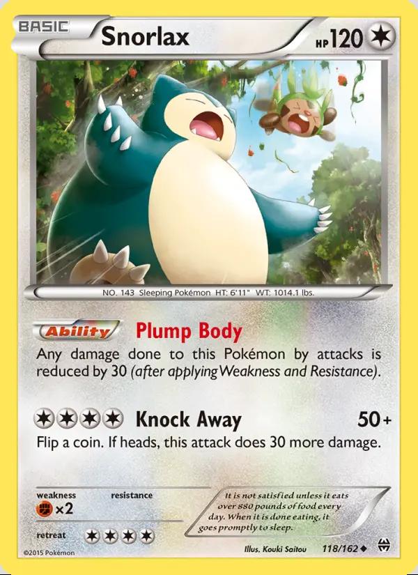 Image of Snorlax BREAKthrough (BKT) #118