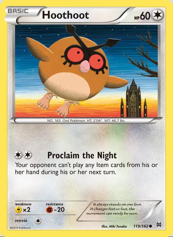 Image of Hoothoot BREAKthrough (BKT) #119