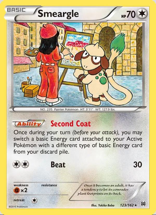 Image of Smeargle BREAKthrough (BKT) #123