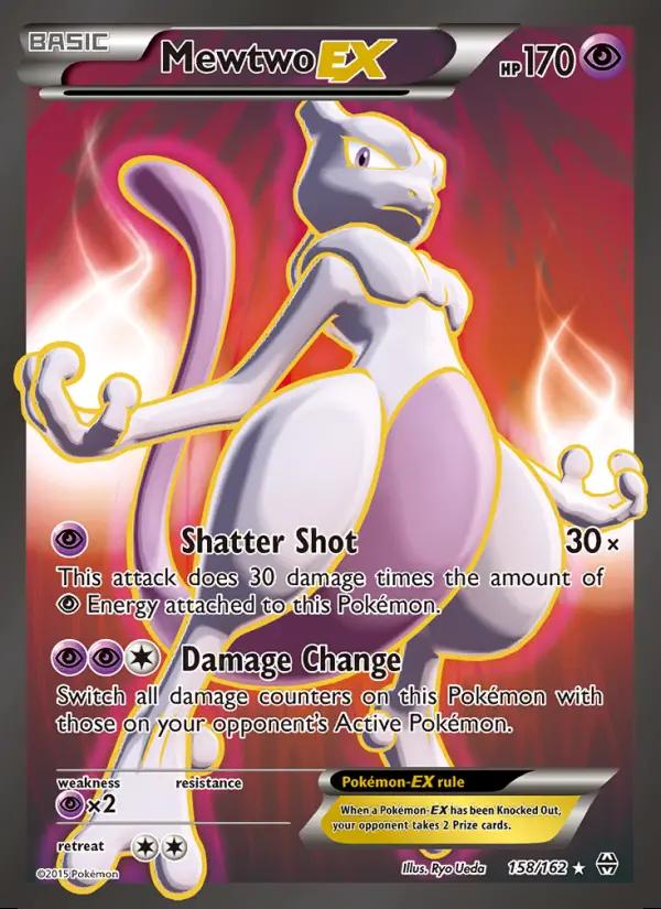 Image of Mewtwo-EX BREAKthrough (BKT) #158