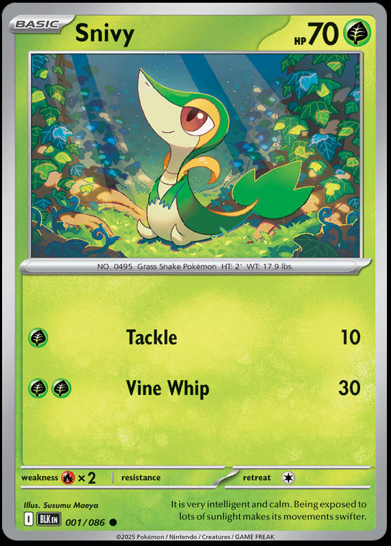 Image of Snivy Black Bolt (BLK) #1