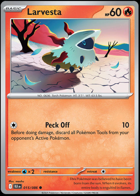 Image of Larvesta Black Bolt (BLK) #15