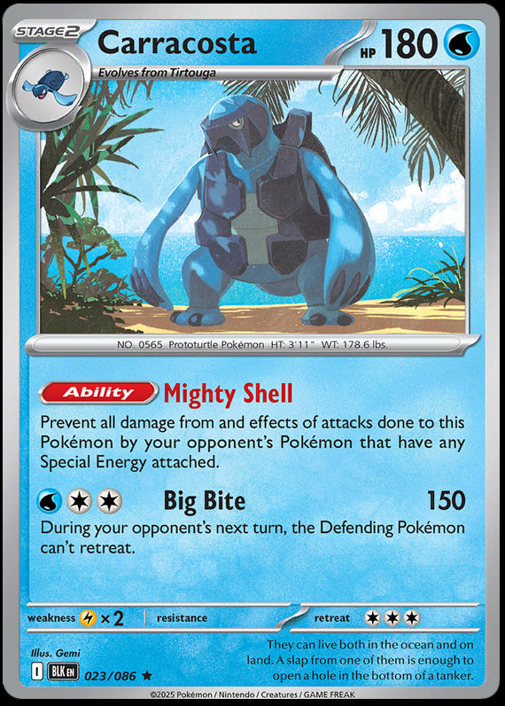 Image of Carracosta Black Bolt (BLK) #23