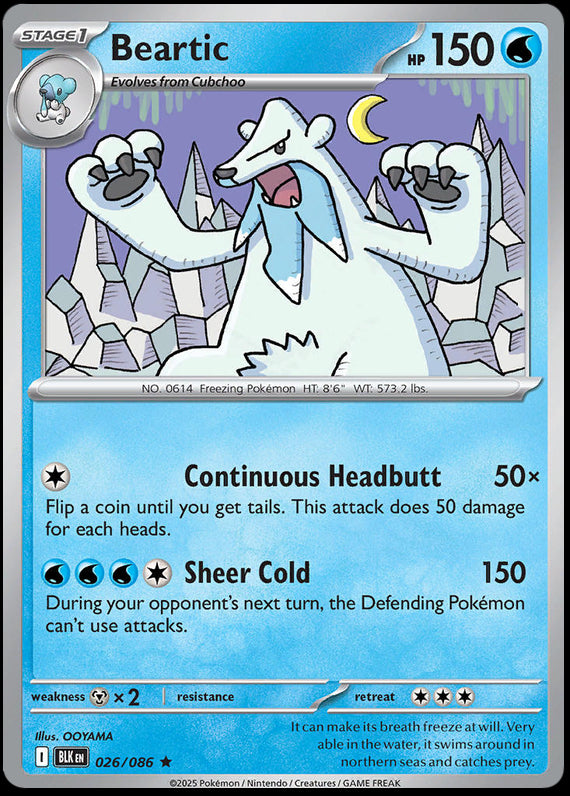 Image of Beartic Black Bolt (BLK) #26