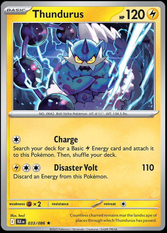 Image of Thundurus Black Bolt (BLK) #33