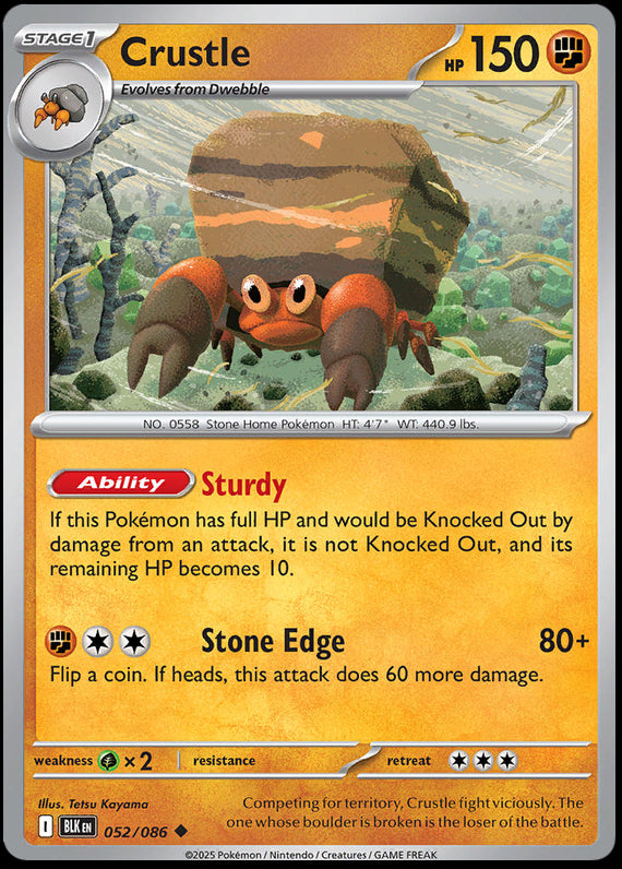 Image of Crustle Black Bolt (BLK) #52