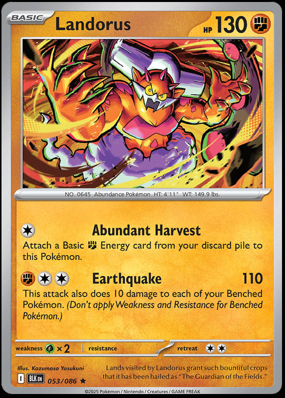 Image of Landorus Black Bolt (BLK) #53